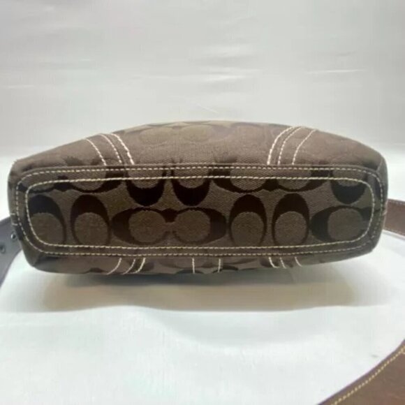 Vintage Coach Legacy Signature Convertible Bucket Duffel Bag 10403 Brown EUC - Picture 8 of 15